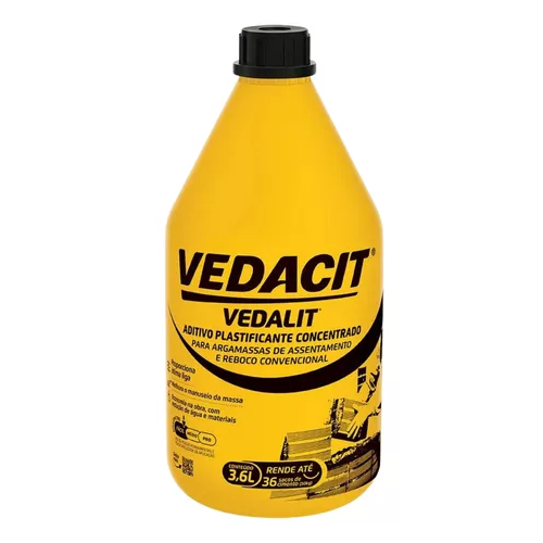 Aditivo Concentrado Vedalit de 3,6L Vedacit Otto Baumgart